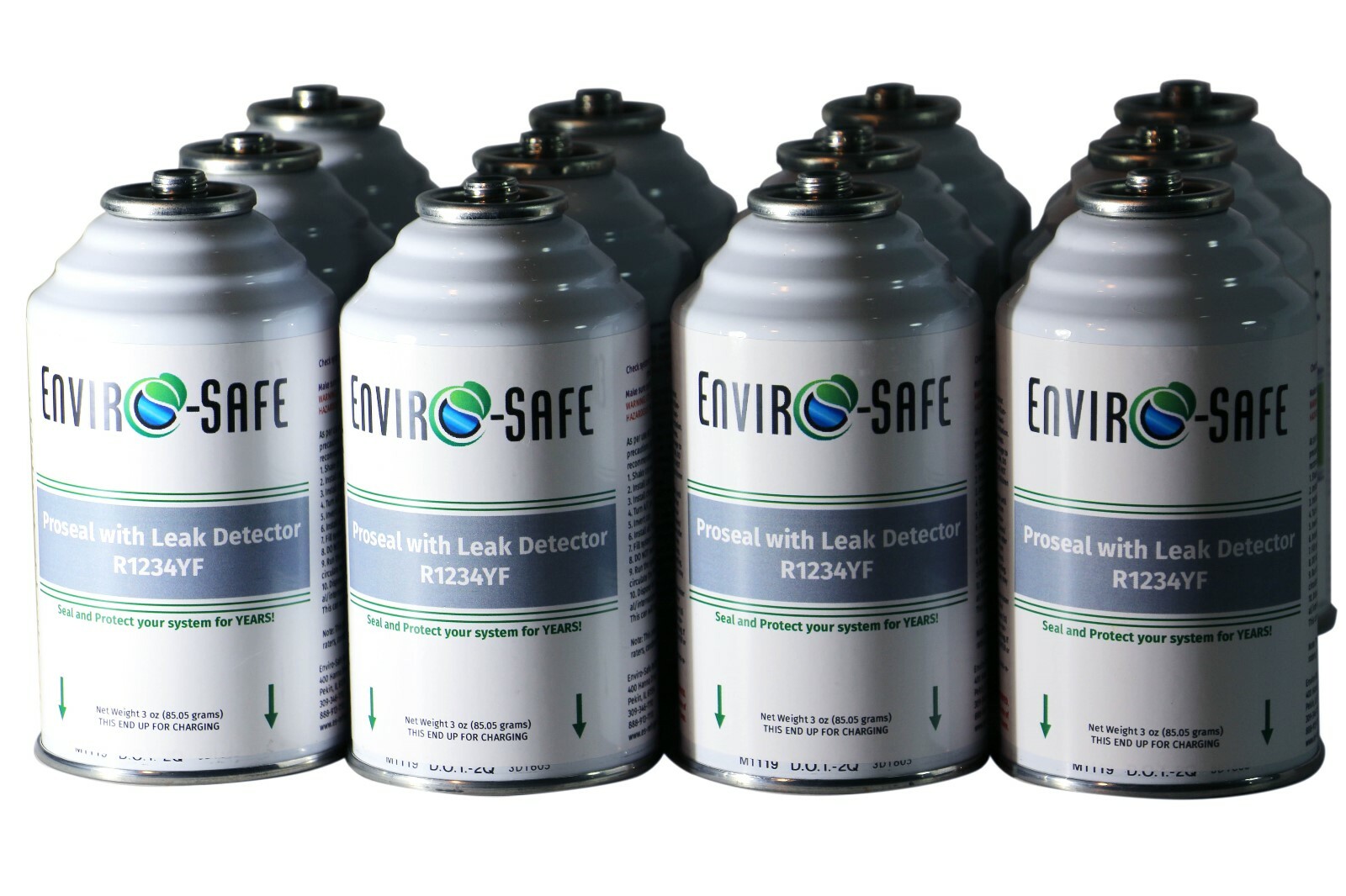 Enviro-Safe R1234YF Proseal with Leak Detector for Vehicle AC 12/Case #2076