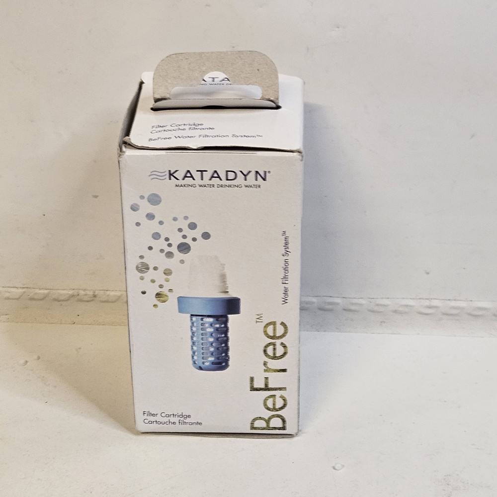 Katadyn BeFree Water Filter Replacement Cartridge Blue Easy Clean 1 Micron
