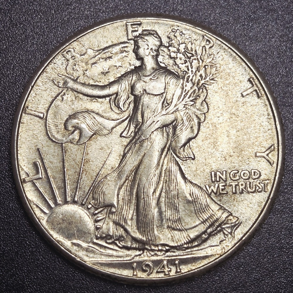 1941-P Walking Liberty Half Dollar 90% Silver