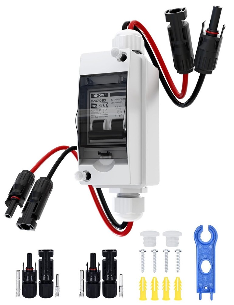 High Quality Solar Panel Disconnect Switch 30A 2P 12V-400V
