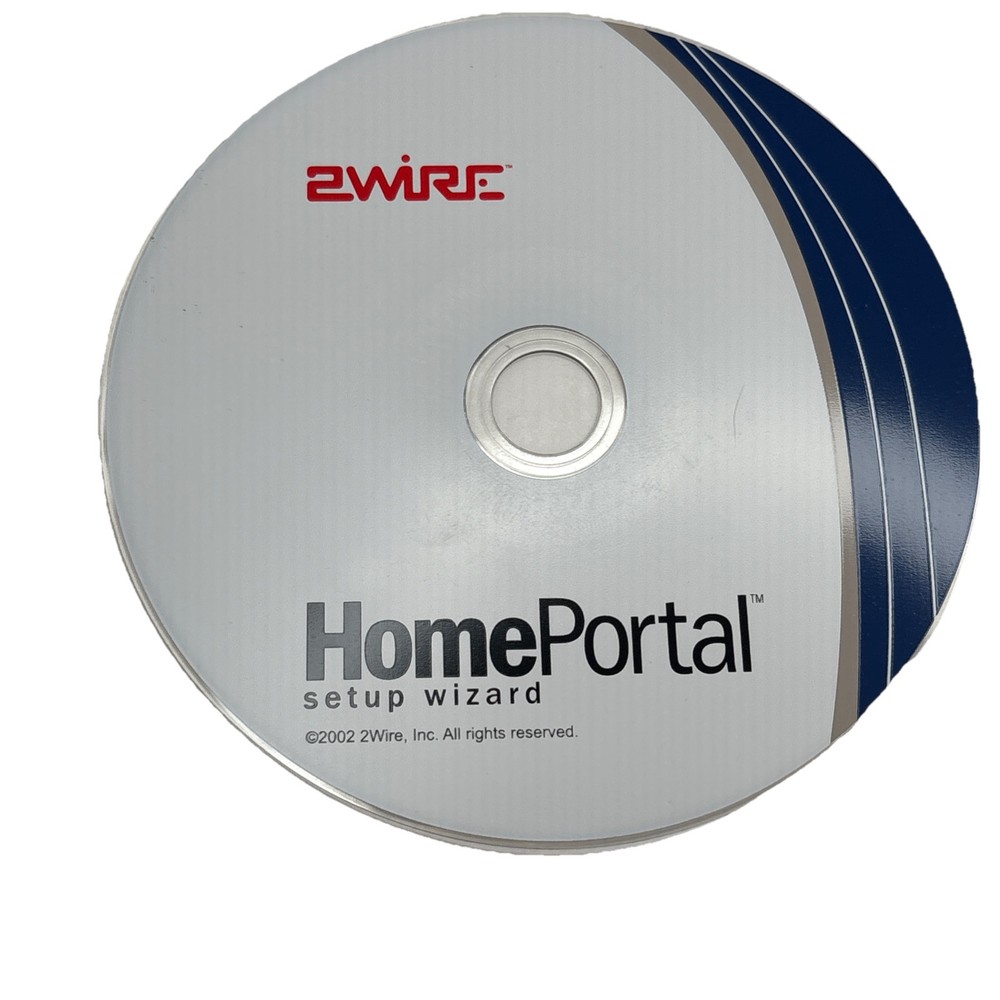 2Wire HomePortal setup wizard CD 2002