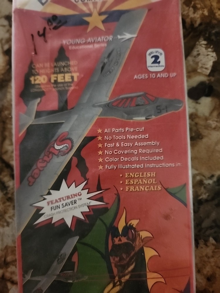 Bausch Aero Slayer Free Flight Model Glider.