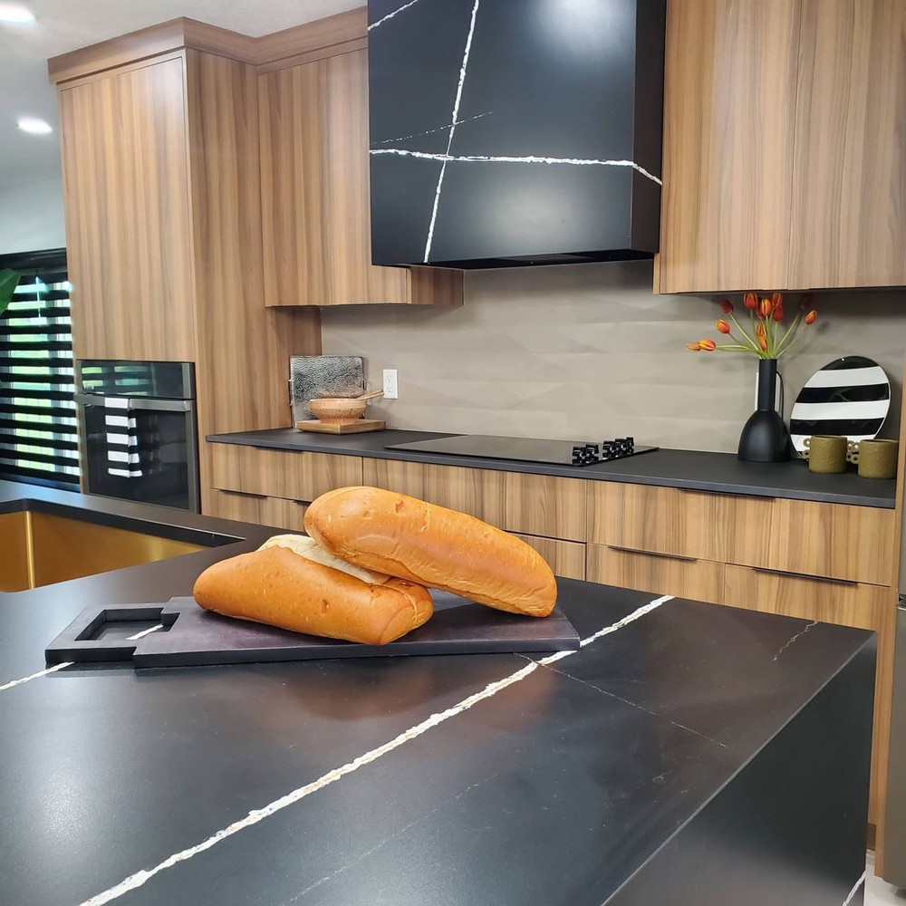 3-3/4" Modern Edge Pull Flat Black