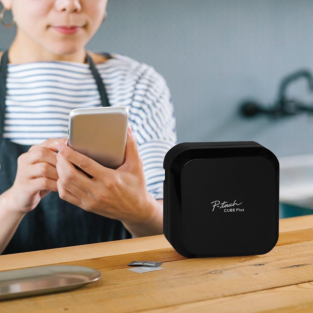 Brother P Touch CUBE Plus PTP710BT Wireless Label Maker Bluetooth Portable