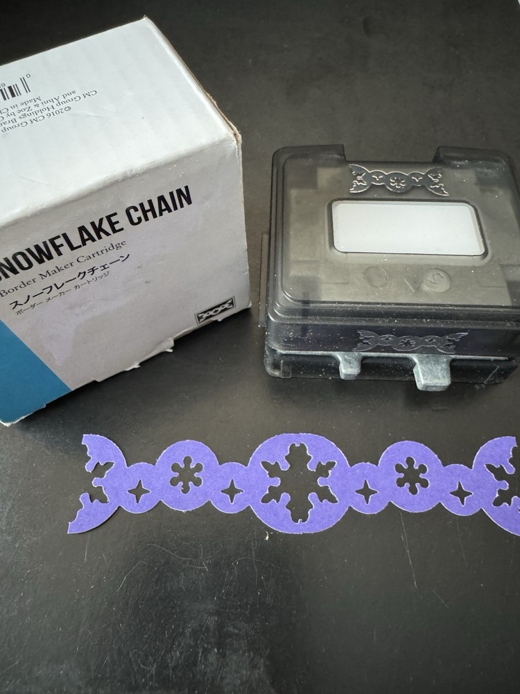 Creative Memories Snowflake Chain Border Maker Cartridge