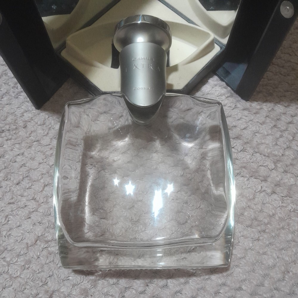 Authentic Empty Camus Extra Cognac Rare Crystal bottle 70cl Excellent Condition
