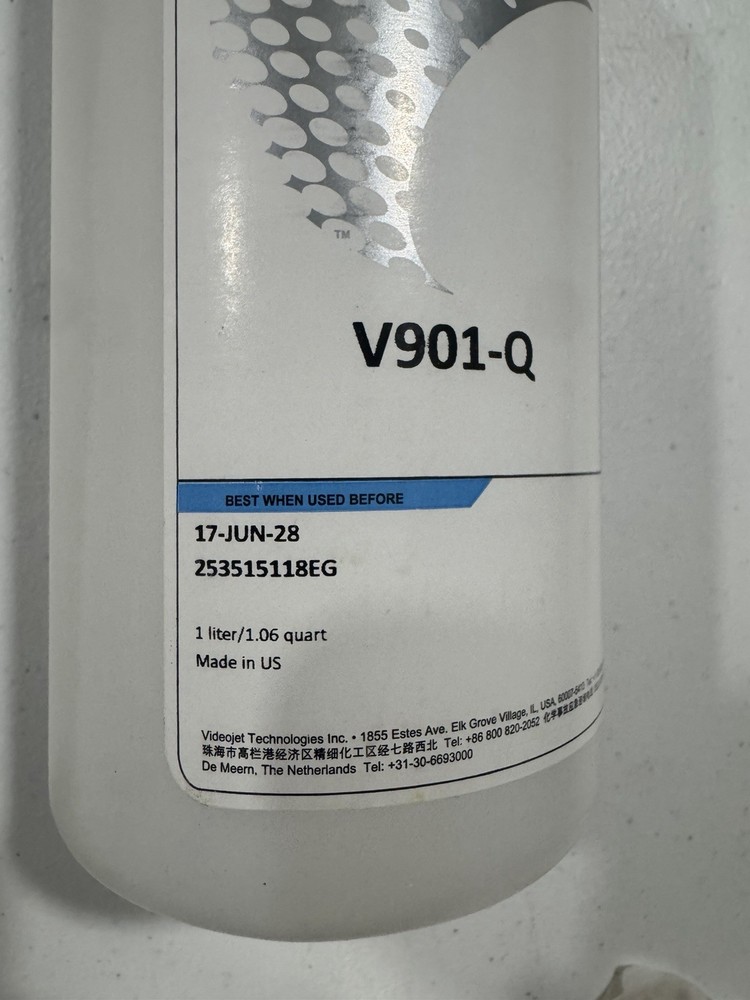 Videojet V901-Q Cleaning Solution For Continuous Inkjet Printer 1 Liter