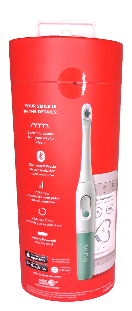 HUM by Colgate Smart Battery Toothbrush Kit /Includes: Brush Head, Handle & Case