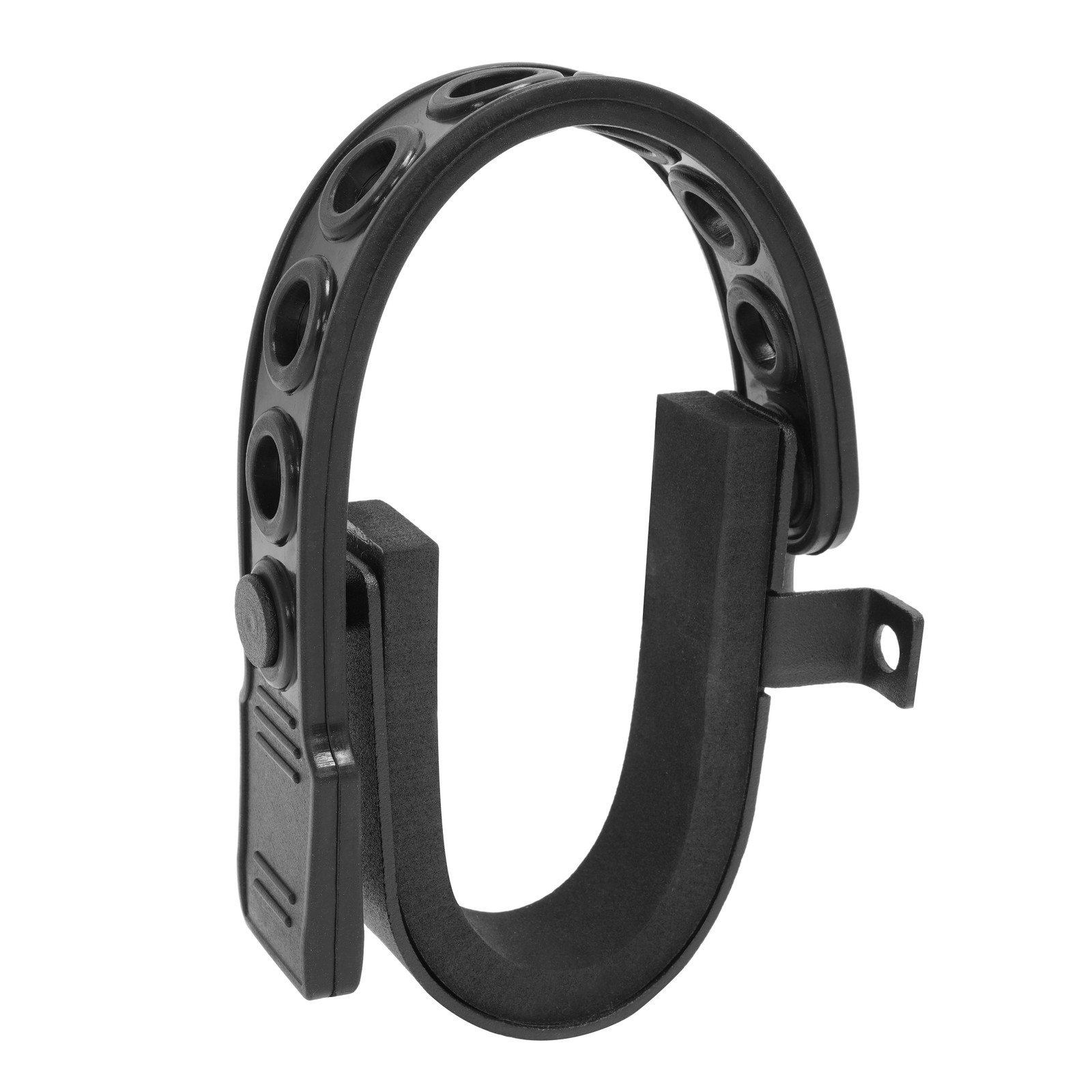 Powder Coated Rubber Gun Rack Straps 2 Pack For Seat Back MOLLE Panel Mounting