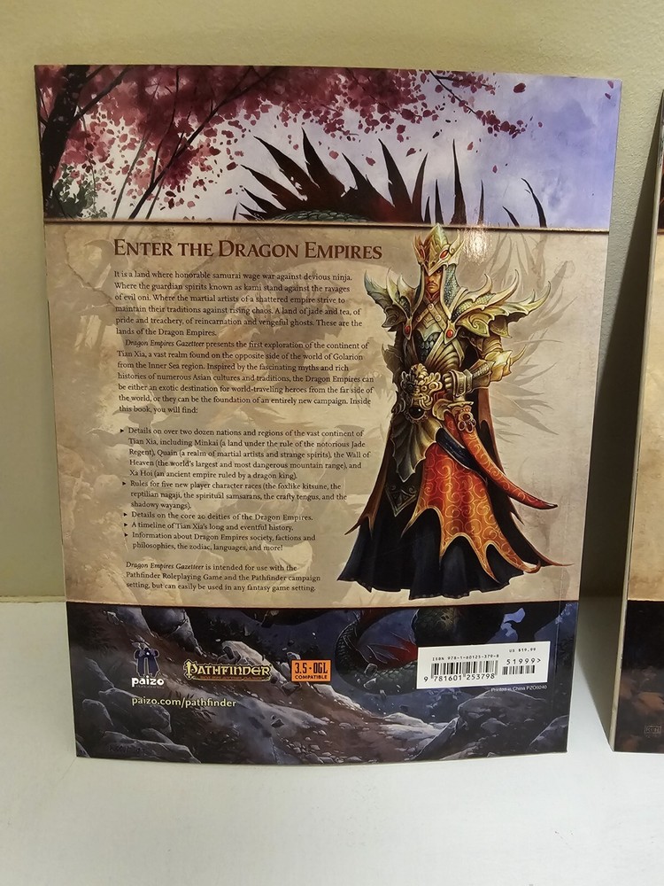 Pathfinder Campaign Setting Dragon Empires Gazetteer Dragons Unleashed