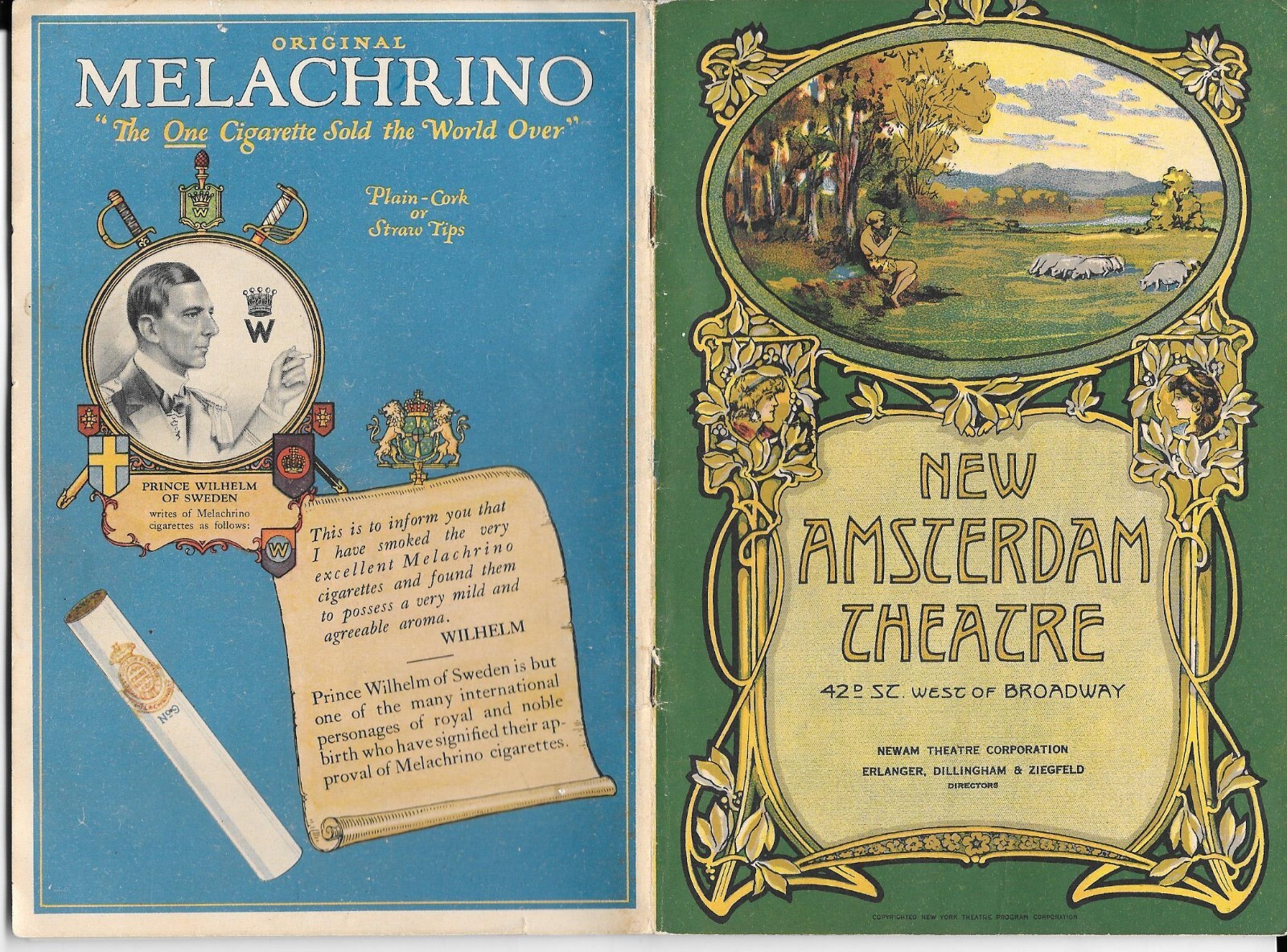 1926 New Amsterdam Theatre NY Playbill "Sunny" Marilyn Miller