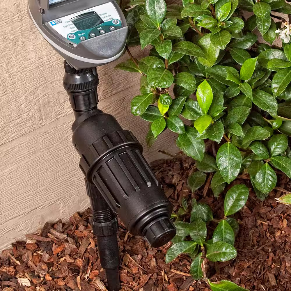 Drip Irrigation System Screen Filter 3/4 in. Hose Thread Adjustable UV Resistant