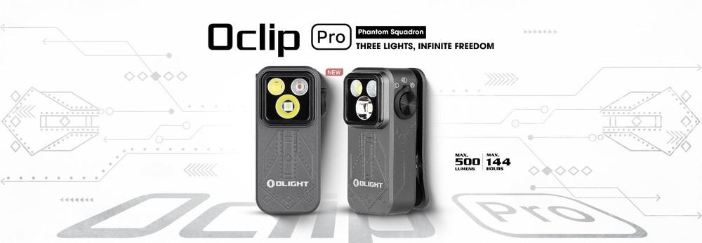 Olight ArkPro Class 3R Phantom Squadron CW & Oclip Pro Phantom Squadron