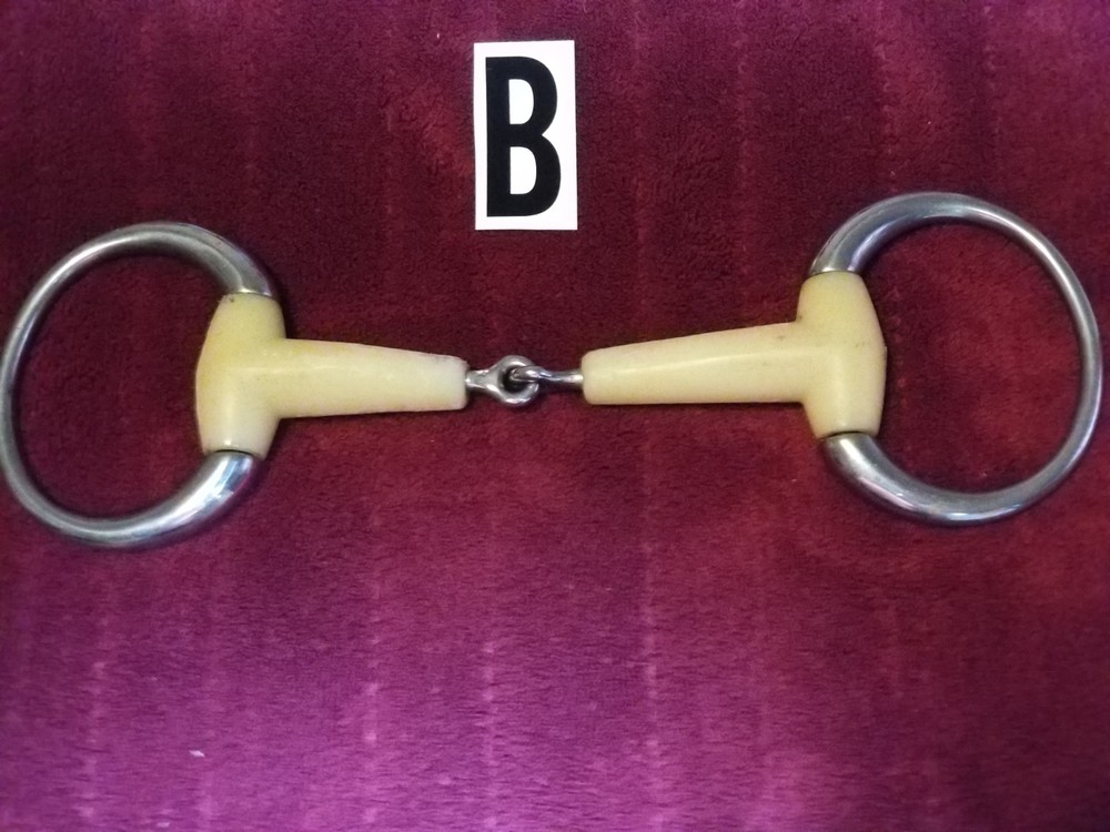 Happy Mouth Eggbutt Snaffle Bit, 5 "