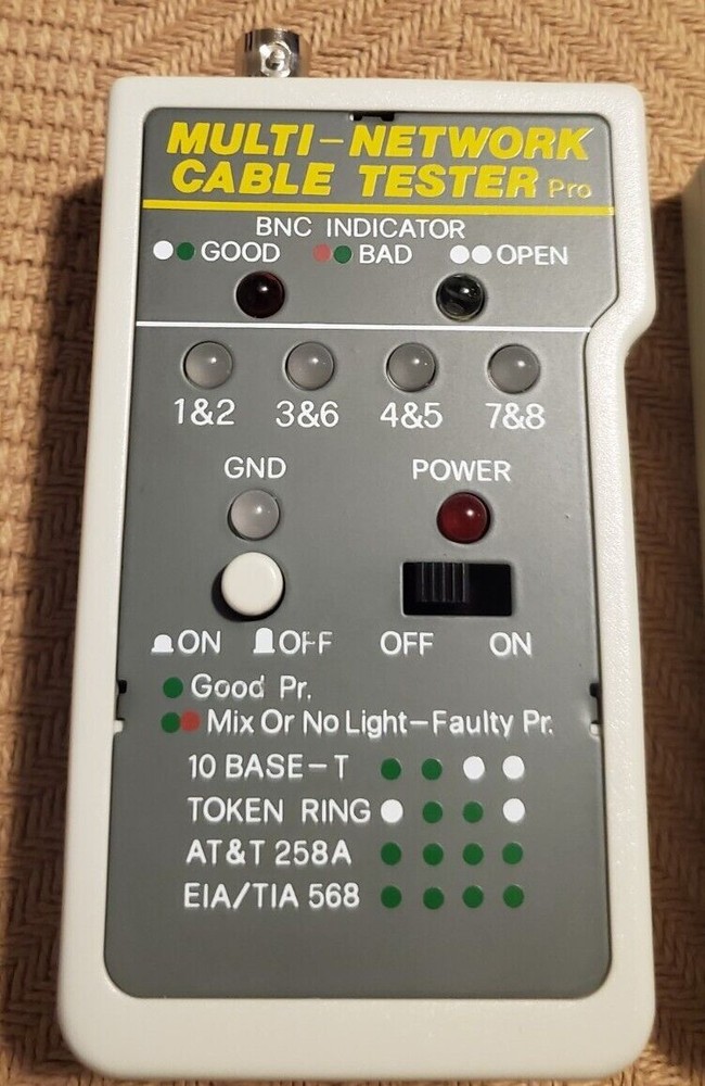Multi-Network Cable Tester Pro And Network Cable Terminator TESTED Working