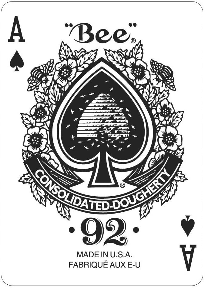 "Bee" Diamond® Back - Standard Index Playing Cards, Single Deck (Blue), *NEW*