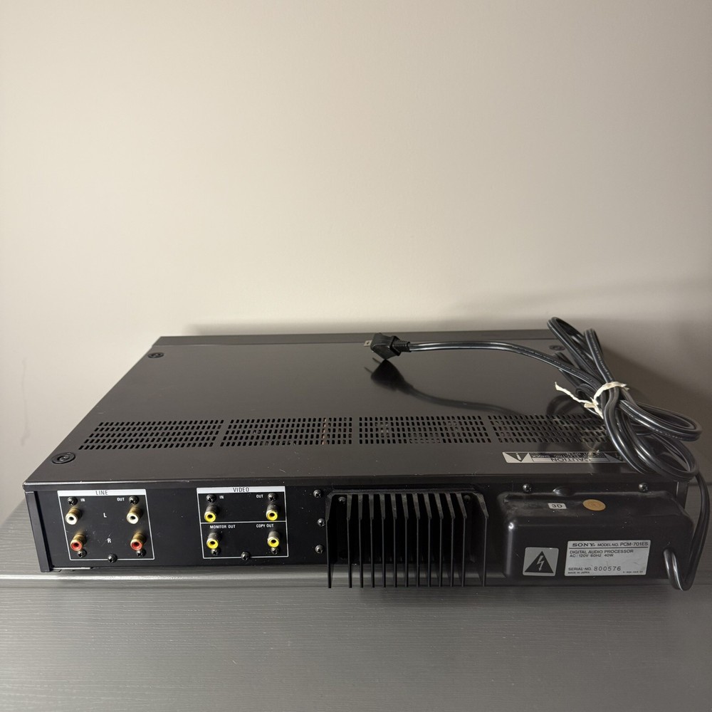 Sony pcm-701 ES Espirit Series Digital Processor