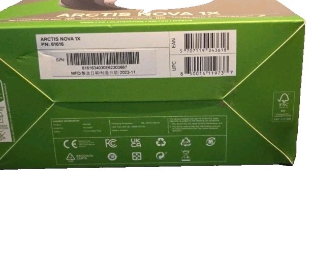 SteelSeries Arctis Nova 1X Wired Gaming Headset Xbox PC PS5 Switch Black Open