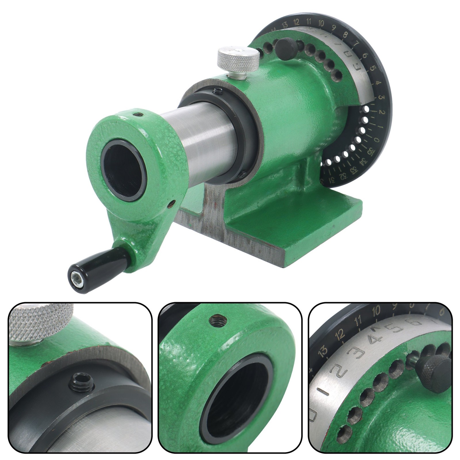 5C Spin Index Fixture With Tailstock Milling Grinder Driller Machine Indexing