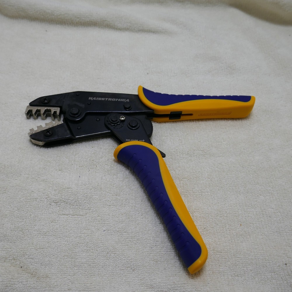 haisstronica Crimping Tool, Blue/ Yellow