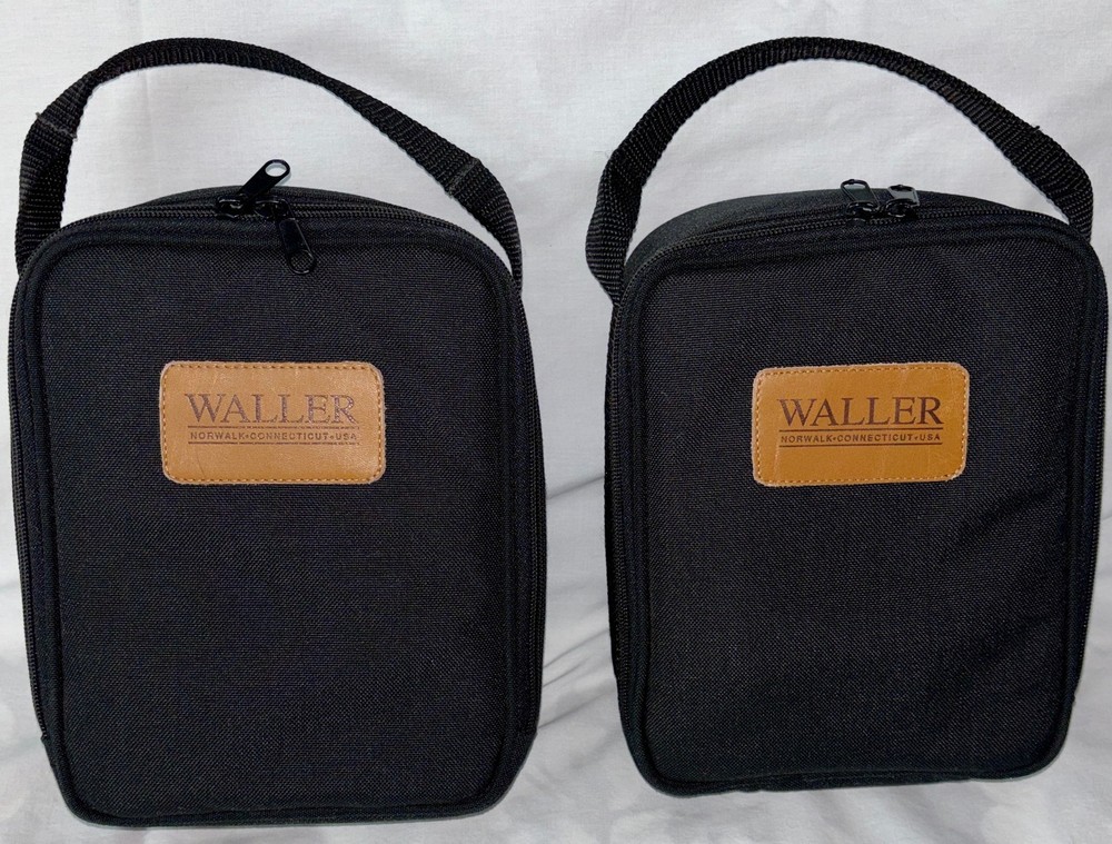 Waller Pilot Flight Bag, Black, Excellent Condition