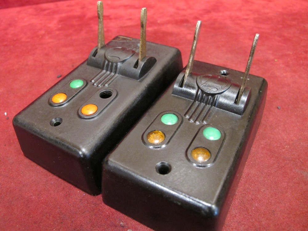 2 Lionel Post-War O/O27 Gauge Dual Switch Controllers...