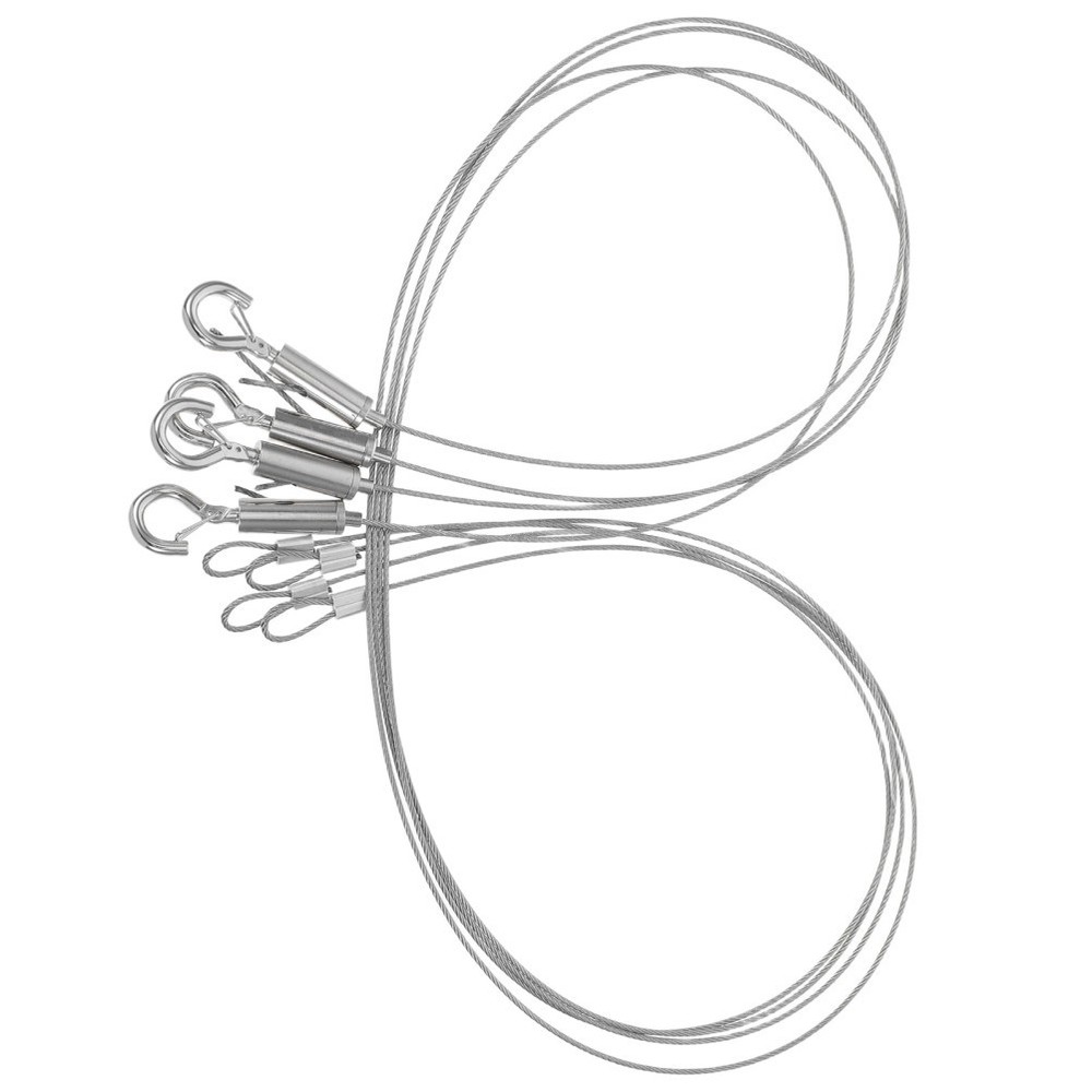 4 Pcs Picture Hanger Hook Gallery Hanging System Adjustable Wire