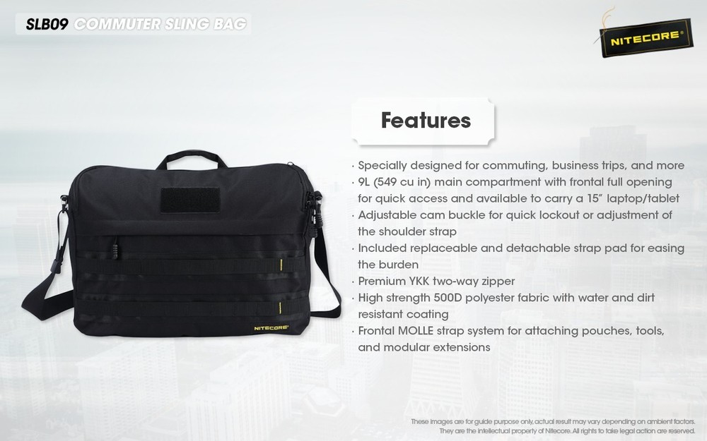 Nitecore SLB09 Sling Bag