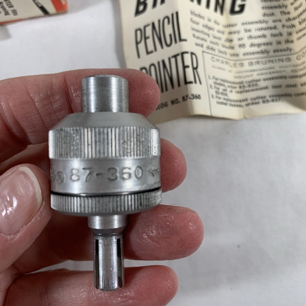 Bruning No. 87-360 - Pencil Pointer for Erasing Machine