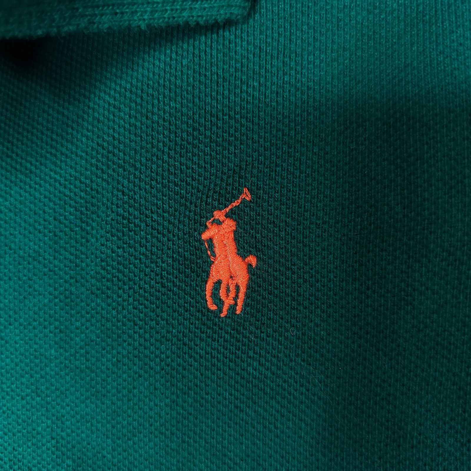 Polo Ralph Lauren Boys Polo Shirt Size 6 Short Sleeve Green Cotton NEW