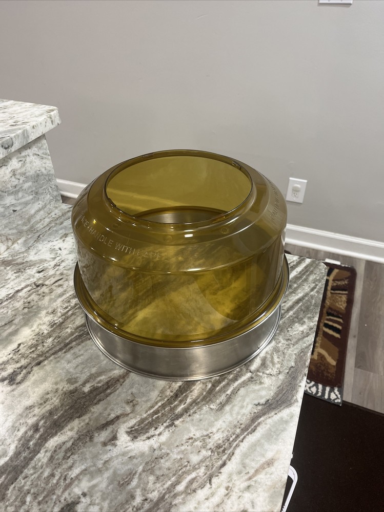 NuWave Pro Plus Infrared Oven 13" Amber Replacement Dome Stainless Extender Ring