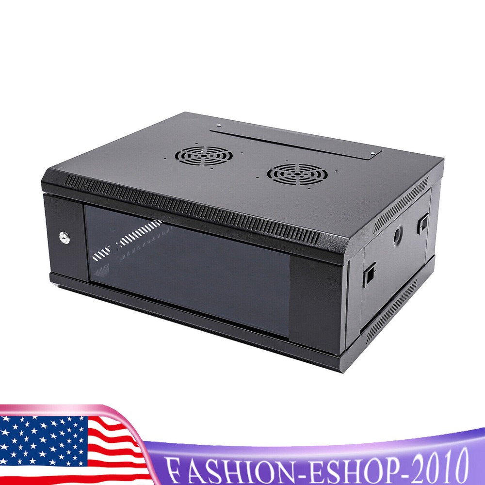 4U Server Cabinet Case Wall Mounted Network Server Data Cabinet Enclosure Rack