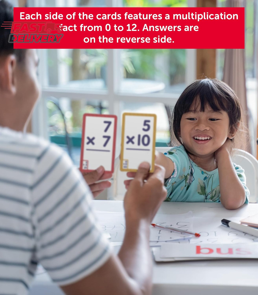 Scholastic Flash Cards: Multiplication 0 - 12