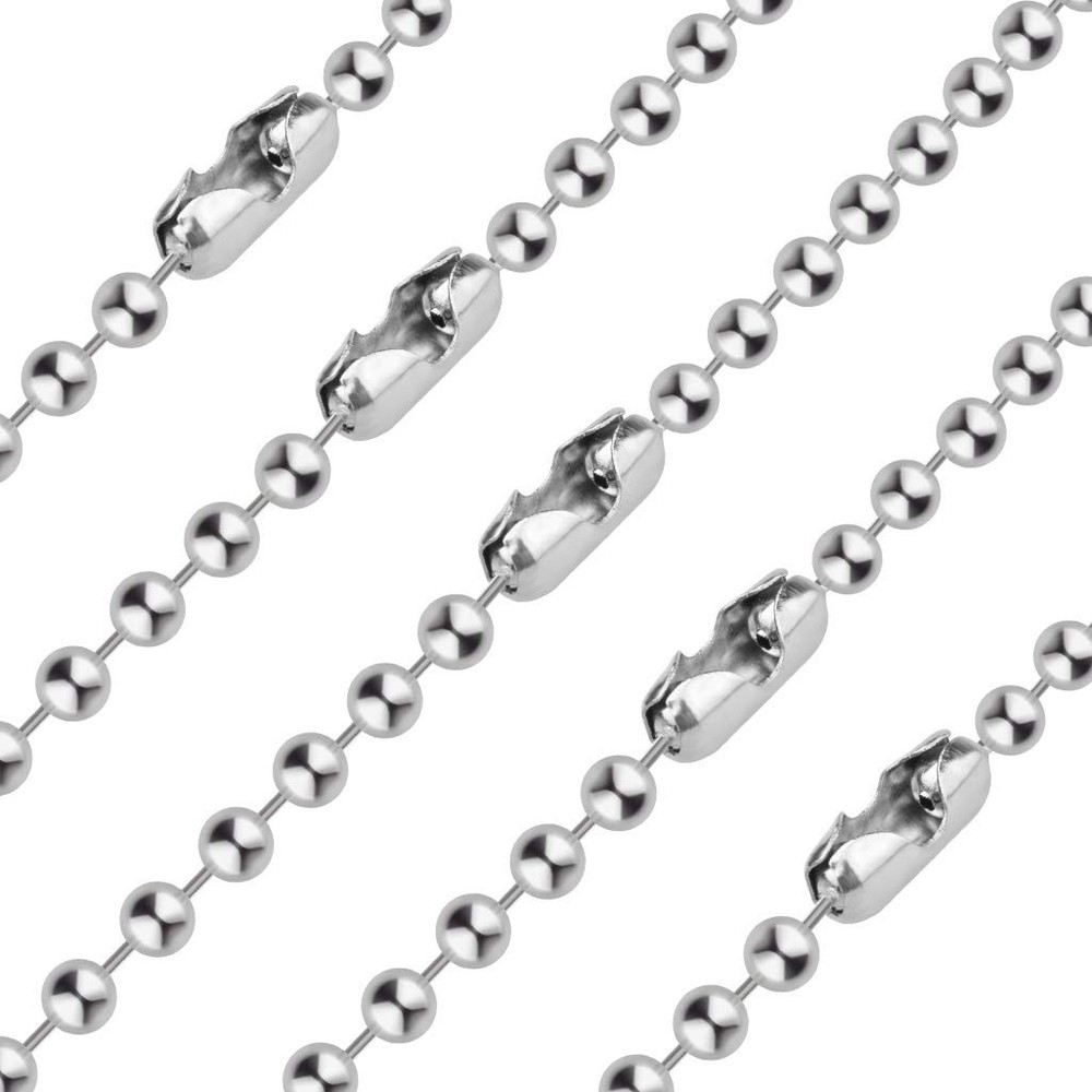 Beaded Pull Chain Extension with Connector, 20 Feet Beaded Roller Chain with ...
