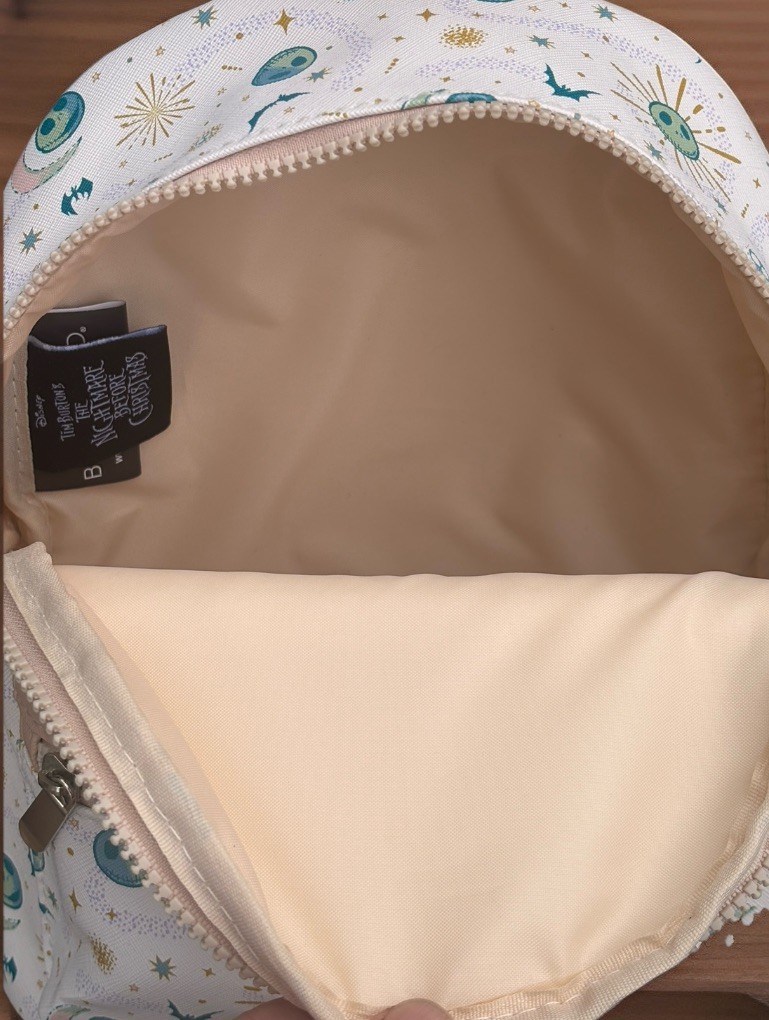 Bioworld Disney Nightmare Before Christmas Mini Backpack Cream