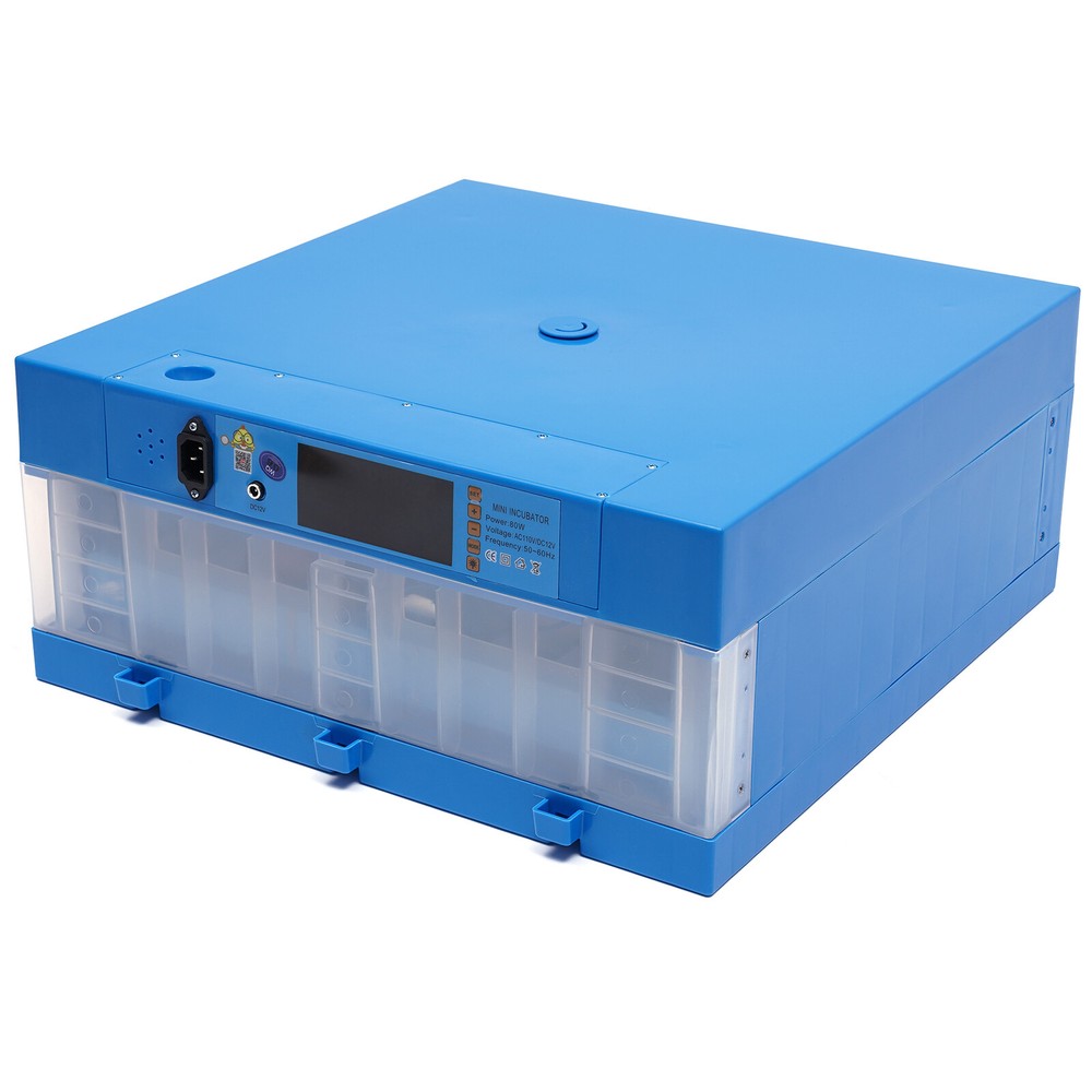 64 Eggs Incubator Temperature Control Automatic Digital Chicken Egg Hatcher New