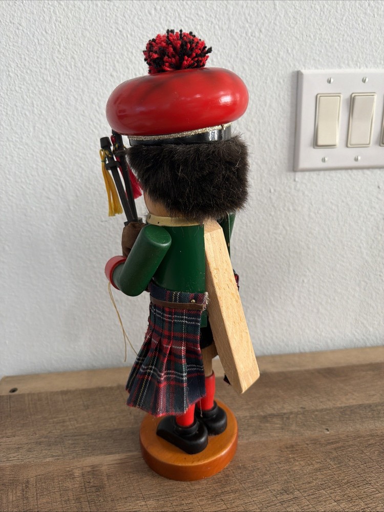 Vintage Steinbach “Chubby Scottish Bagpiper” Nutcracker