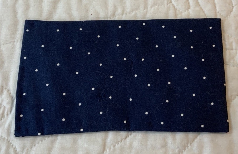 Vintage Antique Patchwork Quilt Table Topper, Early Calicos, Triangles, Multi