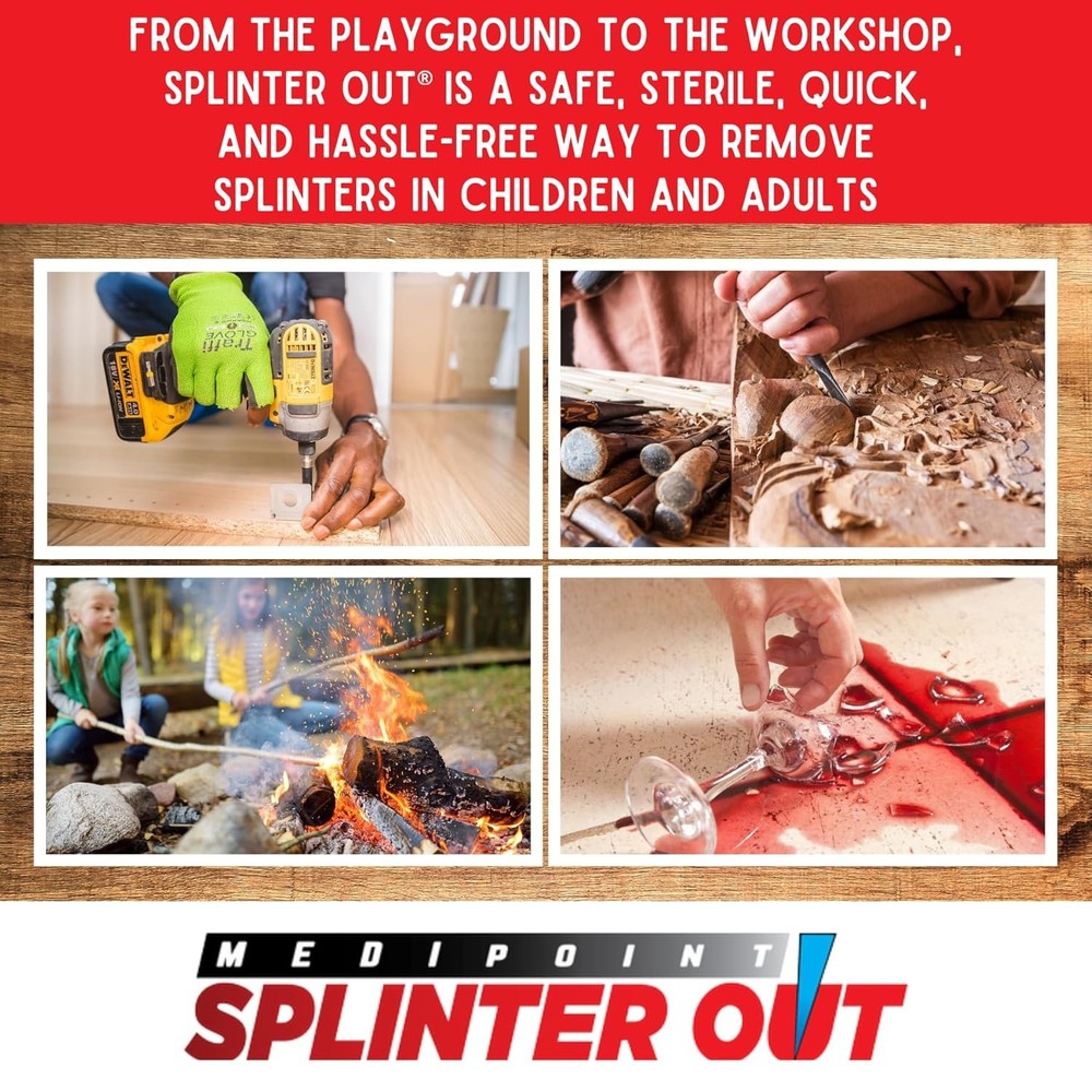 Medipoint Splinter Out Splinter Remover, 20 Count