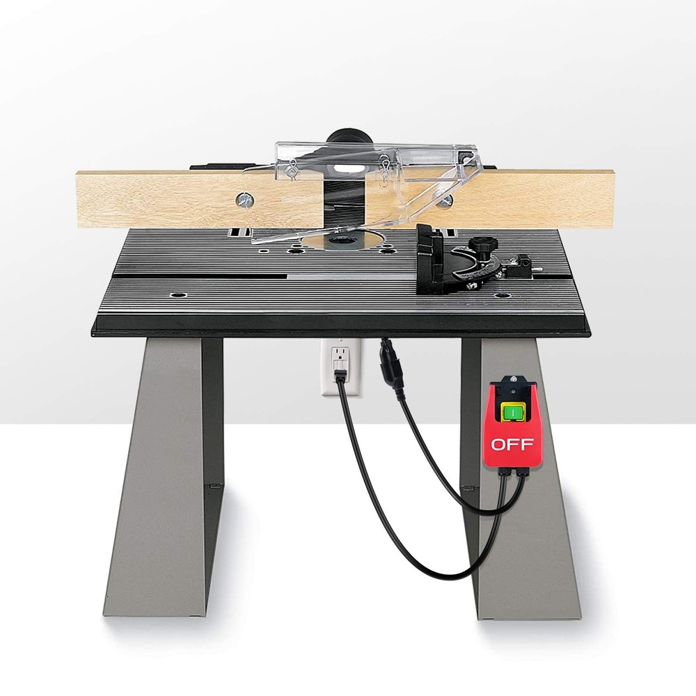 110V Single Phase On/Off Switch, Ortis Router Table Switch with Large Stop Sign