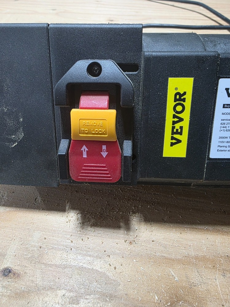 vevor thickness planer motor