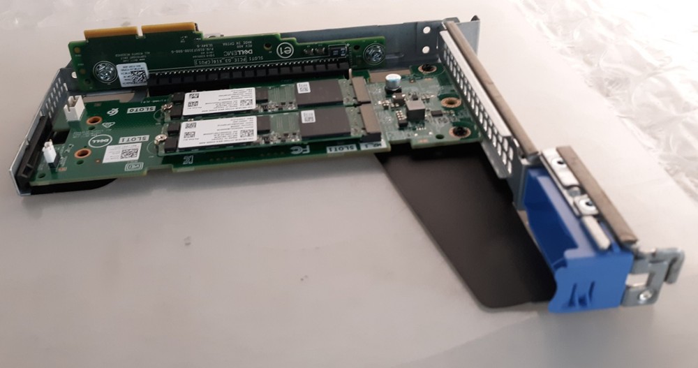 Dell Bundle 0JV70F Server Controller Card w/ 2x 240GB M.2 SSD + Riser + Cage