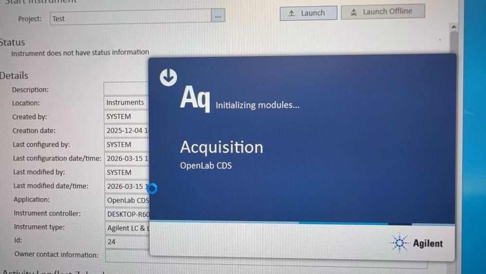 Refurbished Agilent 1100 HPLC System, Complete, with OpenLab 2.5 loaded computer