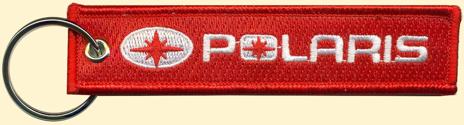 Polaris Embroidered Key Chain, for snowmobiles, off road, motorcycles, ATV