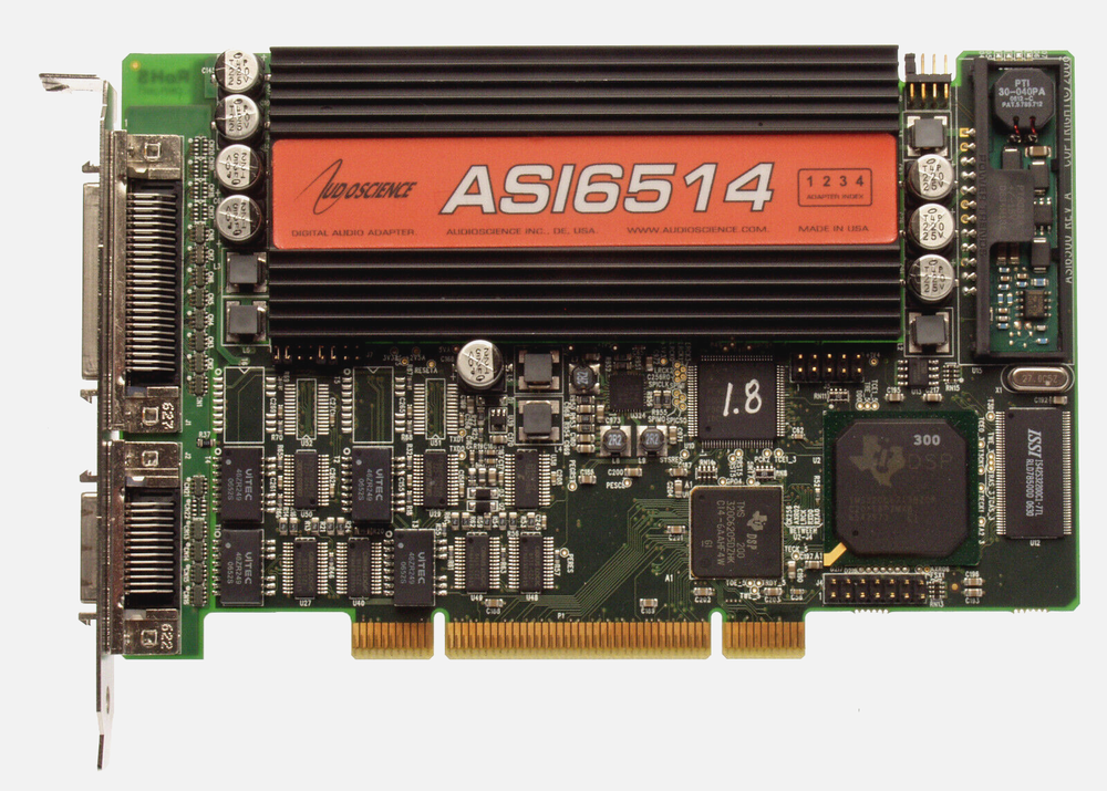 AudioScience ASI6514 Broadcast Multichannel AES/EBU Digital & Balanced Analog
