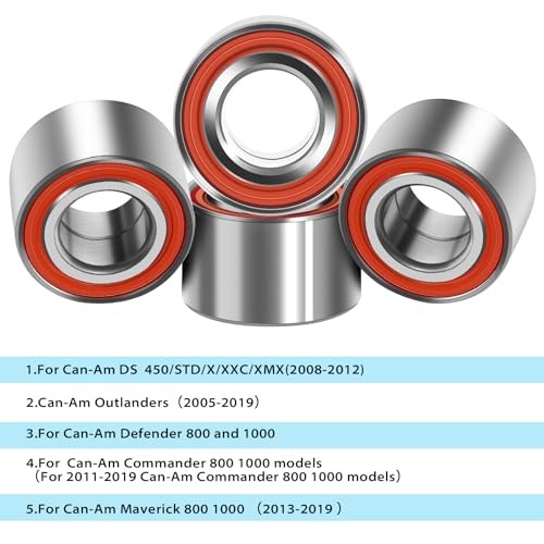 4 Pcs Wheel Bearings Kit for Can-Am