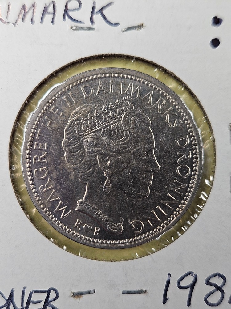 COINS - DENMARK - 10 KRONER 1982