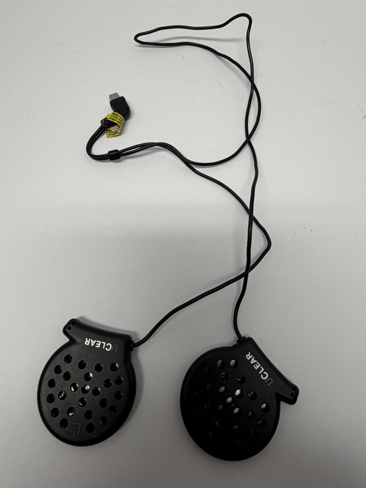 Uclear HBC100 Motorcycle Bluetooth Boomless Helmet Communicator, WORKING