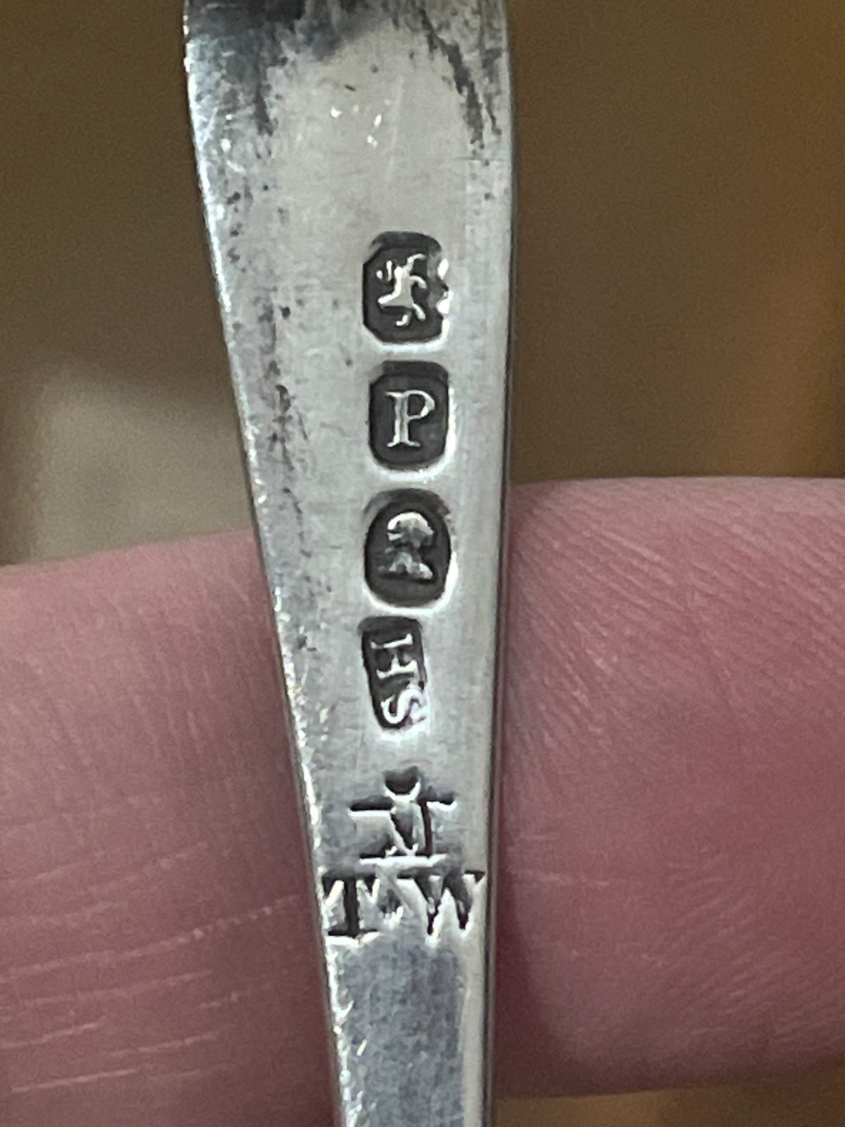 Sterling Silver Master Salt Spoon SOLOMON HOUGHAM English 1810