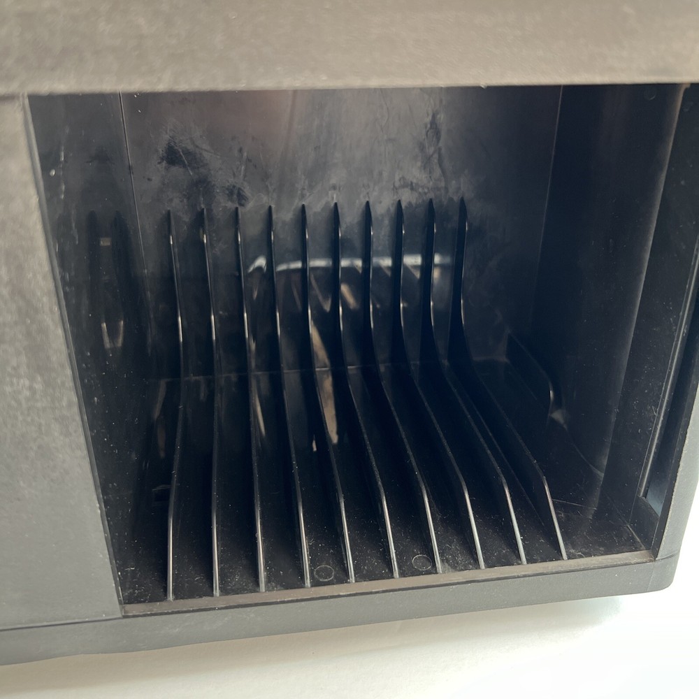 Alpha 48 CD Carousel Holder Spinning Compact Disc Storage Black Tower Rack Case